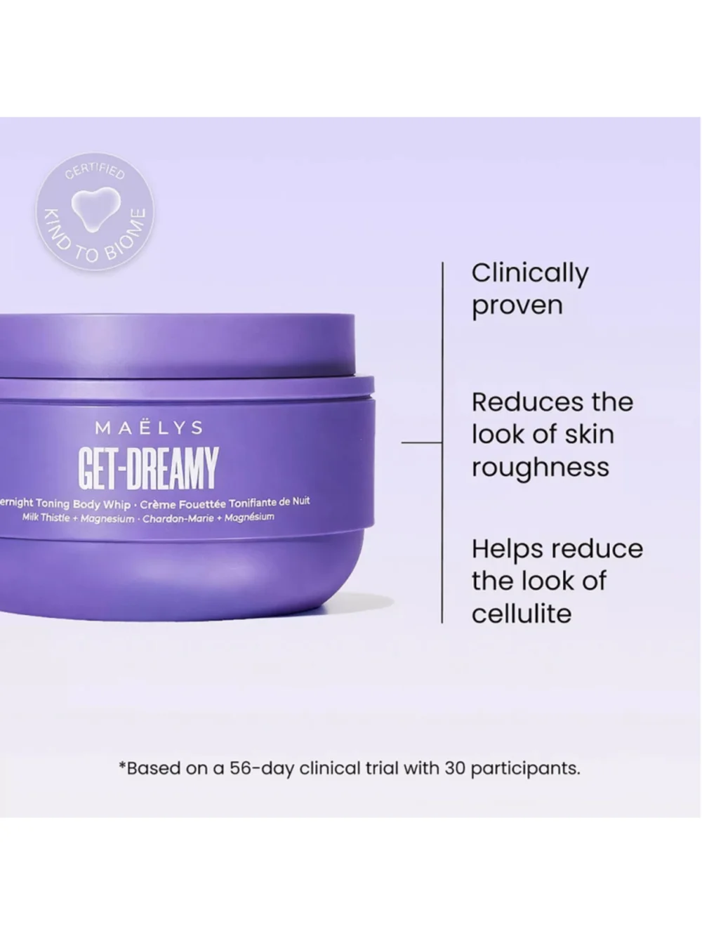 MAËLYS GET-DREAMY Overnight Toning Body Whip 6.8oz 200mL NIB